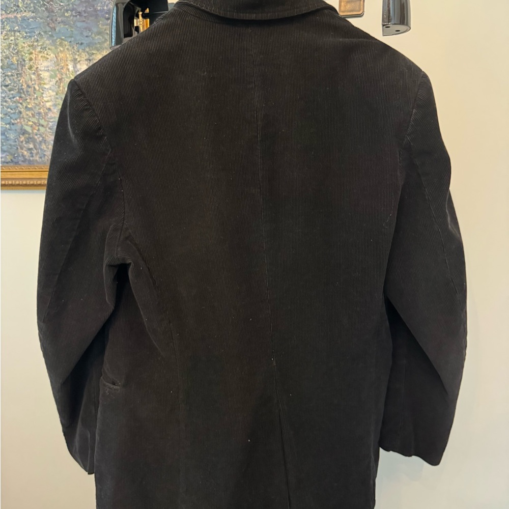 Lucky Brand Vintage Inspired Corduroy Black Jacket